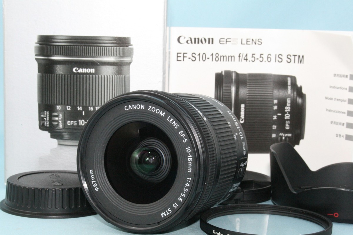 Canon EF-S 10-18mm f/4.5-5.6 IS STM Wide Zoom Lens [Mint w/ Box  