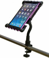 Robuste Schraubzwinge Crosstrainer Laufband Fitnessstudio Tablet Halter für iPad PRO 9.7