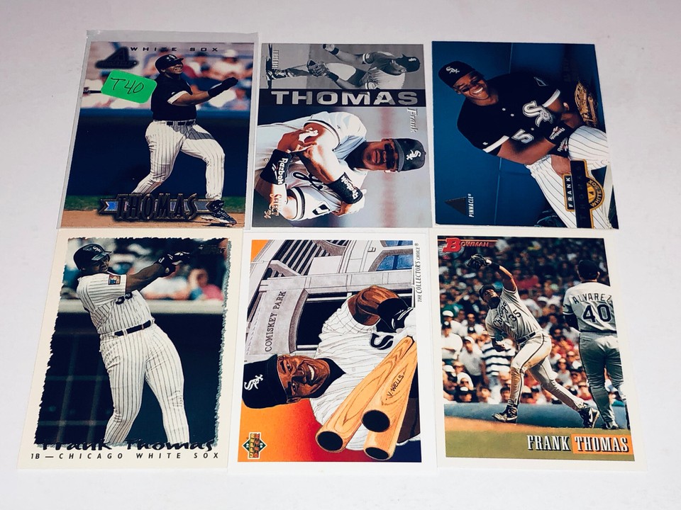 Frank Thomas Lot Of 6 Different Chicago White Sox Baseball Cards Member ...