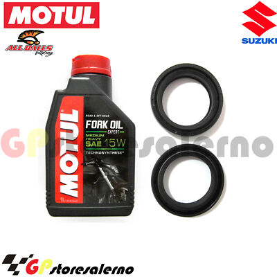 MOTUL 15W FORK OIL KIT + 32531 ALL BALL OIL KIT SUZUKI 125 DR SE 1996