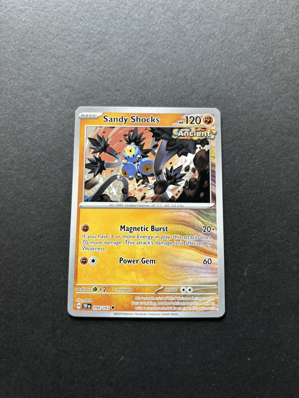 2024 Pokémon Temporal Forces - Sandy Shocks No. 98/162