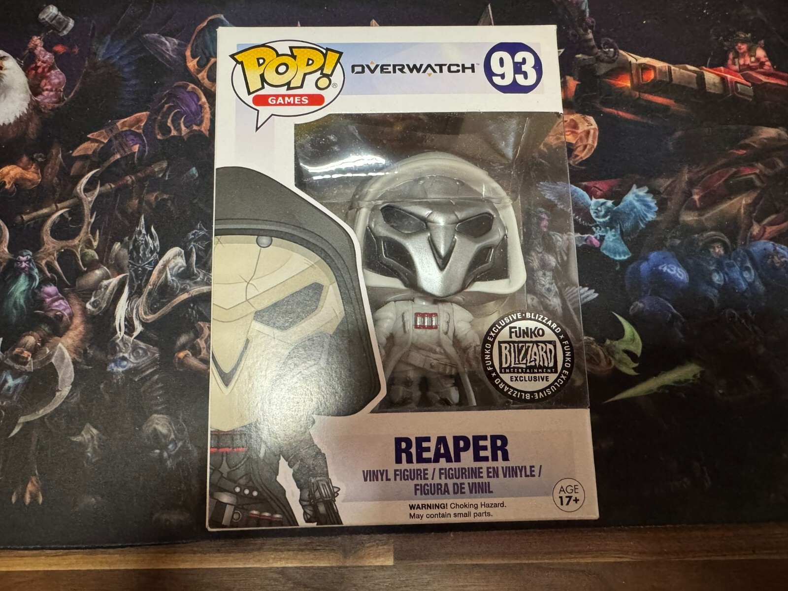 En Oferta Funko Pop! Overwatch Reaper Blanco Exclusivo Blizzard Blizzcon Exclusivo