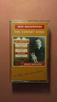 Jack Mackintosh, The Cornet King rare compilation Cassette Tape (Choice, 1994)