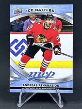 2023-34 Upper Deck MVP Andreas Athanasiou Blackhawks Ice Battles 153