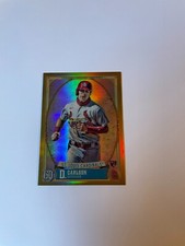 2021 Topps Gypsy Queen GOLD box topper #85 Dylan Carlson RC Cardinals 13/50