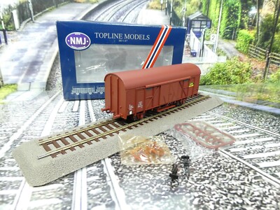 Topline Models MMJT 503.105 - H0 - NSB - ged. Güterwagen  GLAVA'' - OVP - #62903