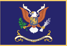 Rectangle Flags - 43rd Infantry Regiment - Flag w Fringe x 300