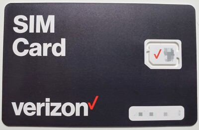 Verizon SIM card • iPhone 6+ 6s 6s+ SE 7+ 8+ Plus READ INSIDE
