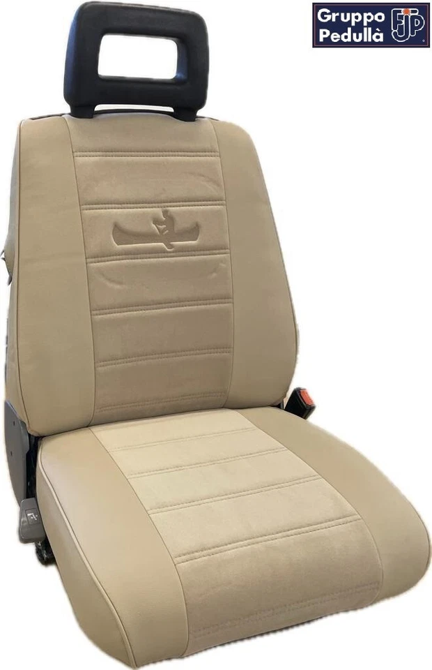 FIAT PANDA SISLEY 141 - HOUSSES DE SIÈGES sur mesure ECO-CUIR Qualité - FJP - Photo 1/4