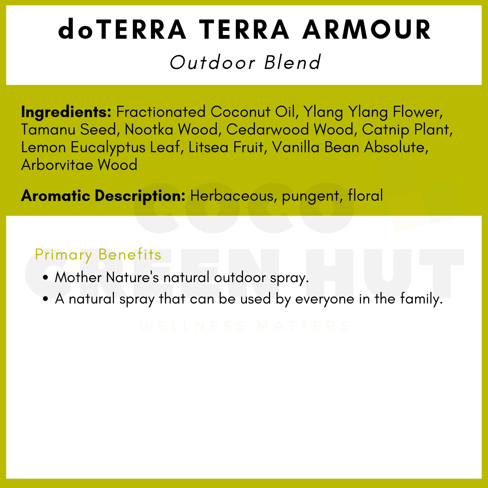 doTERRA TERRA ARMOUR (Terra Shield) OUTDOOR BLEND Essential Oil GENUINE eBay