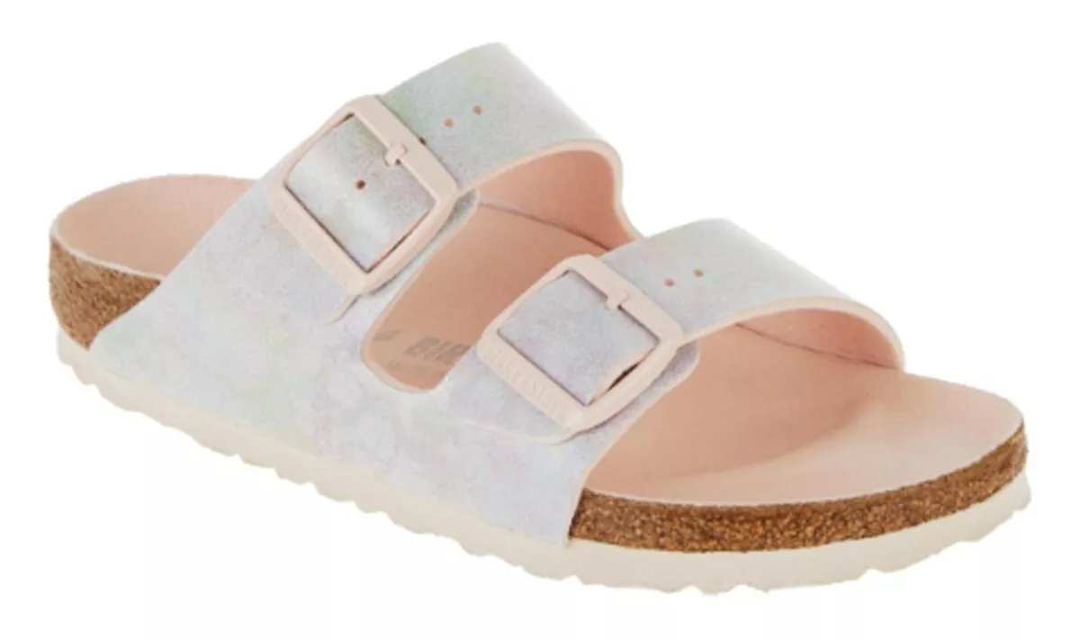 Birkenstock arizona two strap sandals rose suede sale