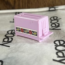 Vintage 1990's Barbie Mattel Pink Kitchen Toaster.
