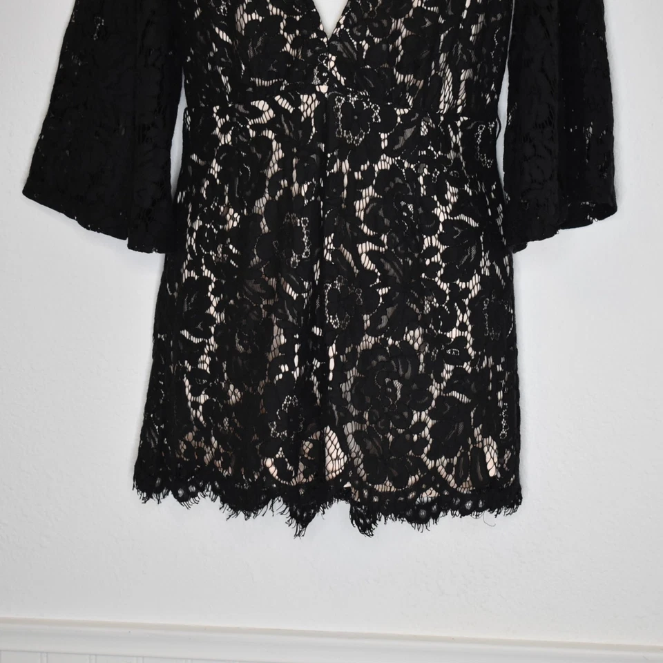 Mameluco Missguided Floral Encaje Talla 10 Fiesta Cóctel Retro Años 70 Capricho Boho Foto 3 de 4