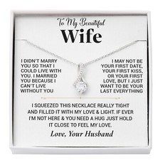 To My Wife Necklace, Christmas Gift For Wife, Christmas Gifts For Her, Wife Gift