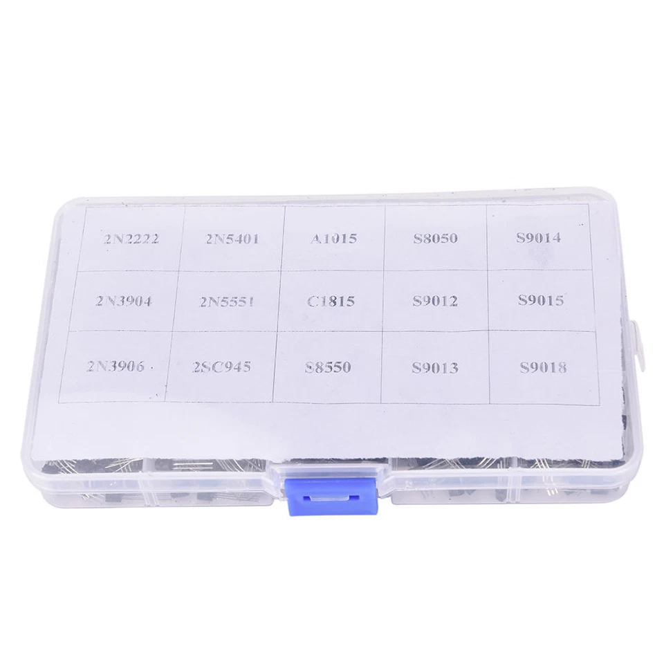 TO-92 Assortment NPN PNP DIY kit 15 value 600pcs Transistor  - Image 3 of 4