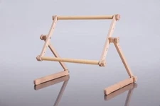 Adjustable Needlework Wood Embroidery Stand Finch Scroll Frame by Arabeska