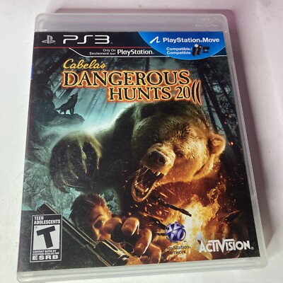 Cabelas Dangerous Hunts 2011 PS3 With manual