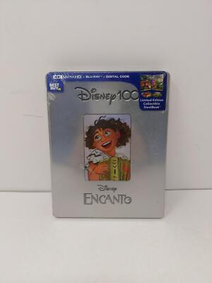 ENCANTO (4K UHD + BLU-RAY + DIGITAL. EXCLUSIVE DISNEY 100 STEELBOOK  EDITION)