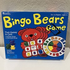 BINGO BEARS GAME LEARNING RESOURCES MISSING 1 BEAR AND SPINNER'S CENTER PIECE