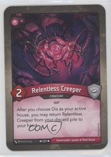 2020 KeyForge: Mass Mutation Relentless Creeper #029