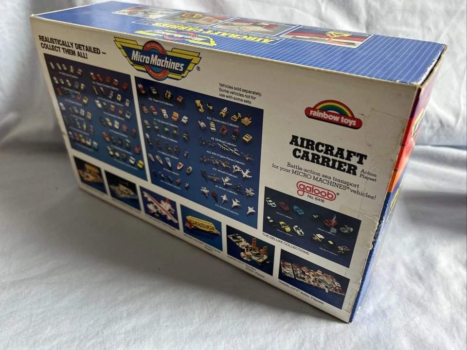 Micro Machines, Galoob, 1988, авианосец, полный, в коробке #4 - Изображение 4 из 4