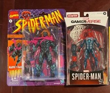 Marvel Legends Spider-Man Velocity Suit Gamerverse Demogoblin & retro Kane