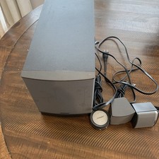 Bose Companion 3 Series II Multimedia Speaker System w Cables/Pod READ AS IS