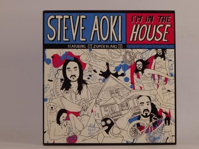 STEVE AOKI FT [[[ZUPER BLAHQ]]] I'M IN THE HOUSE (F19) 4 Track Promo CD Single i