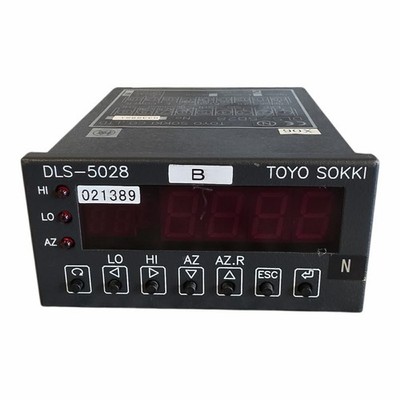 TOYO SOKKI DLS-5028 Load Cell Display Panel Meter