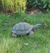 10" L Tortuga Jardín Estatua Resina Jardín Decoración Hogar Tortuga Patio Exhibición