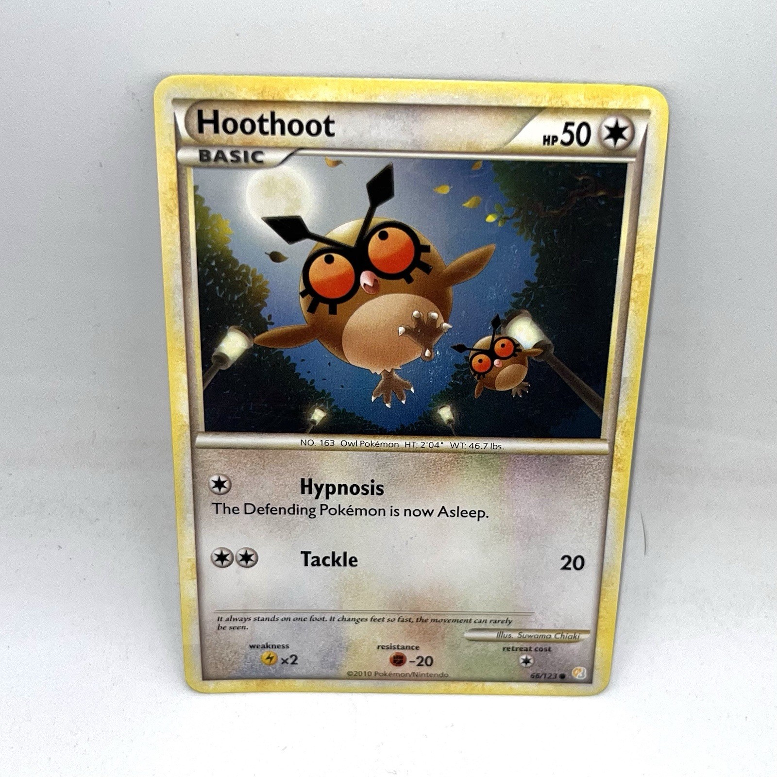 Hoothoot 66/123 HGSS HeartGold & SoulSilver  Pokemon TCG