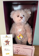 Steiff Teddy Rose Replica 1925 0171/41, limited edition, pink, COA, box-no lid