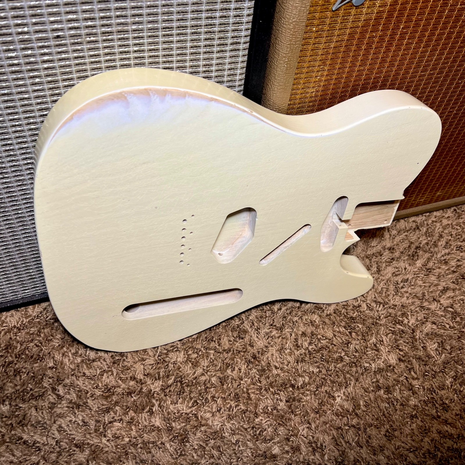 Relic Fender Telecaster Body Ash Aged Blonde Nitro PREMIUM!!😳