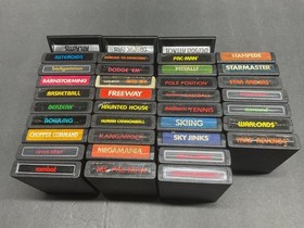 ATARI 2600 Vader 4 Switch System  37  Games and Manuals    Tested   Working