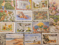 Vintage 1970-80 All Occasion Greeting Cards Assorted Floral Americana 14pc Y