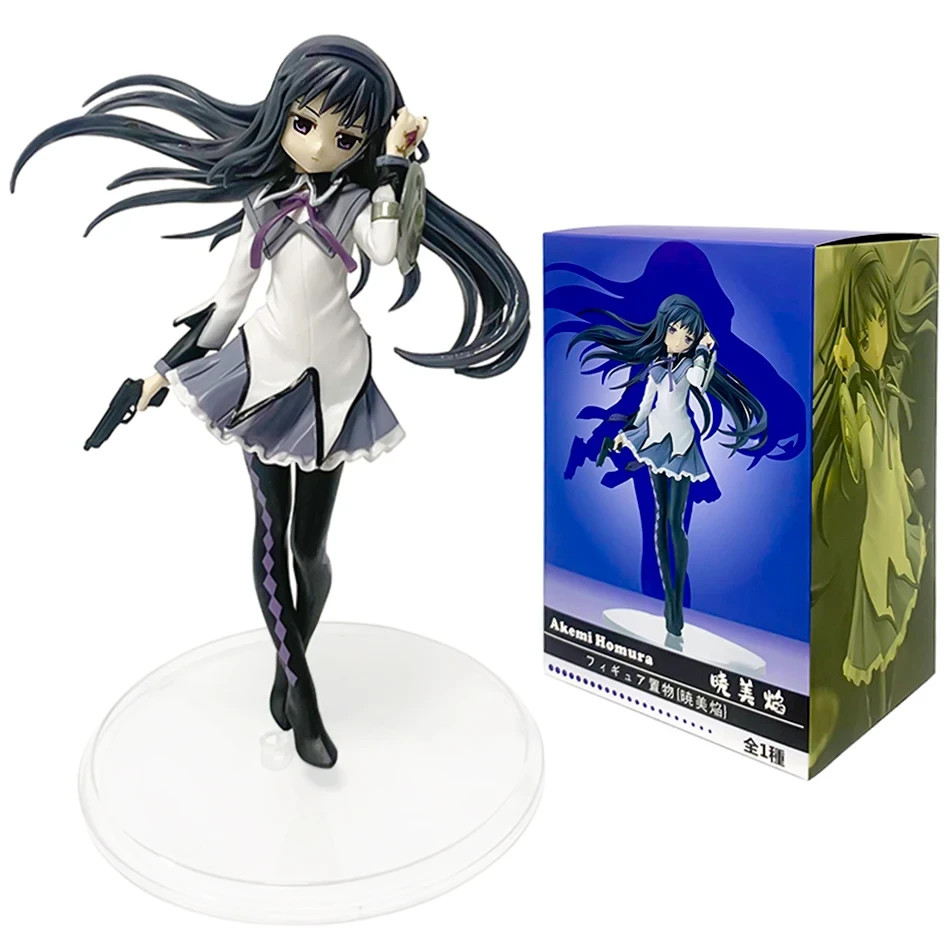 Figura de acción Akemi Homura Anime Puella Magi Madoka Magica 17 cm con caja