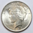 1923 $1 Peace Silver Dollar Uncirculated - RAW - Excellent Luster