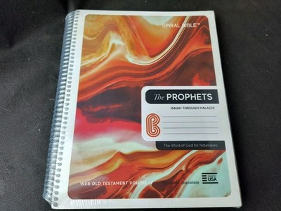 Spiral Bible The PROPHETS Isaiah Through Malachi Old Testament Brand New Sealed
