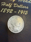 1899 Barber Silver Half Dollar.