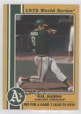 2021 Topps Heritage High Number 1972 World Series Highlights Sal Bando 0bt4