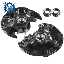 Front Steering Knuckles & Wheel Hub Bearings for Toyota Corolla 2014-2018
