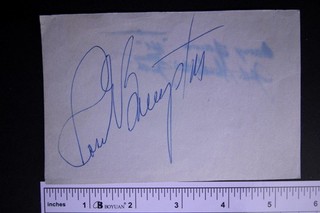 OPERA Singer ROSE BRAMPTON (1907 2007) AUTOGRAPH ALBUM PAPER