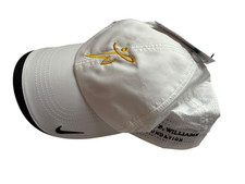 New NWT Nike Hat Joshua P Williams Foundation White Black embroider yellow logo