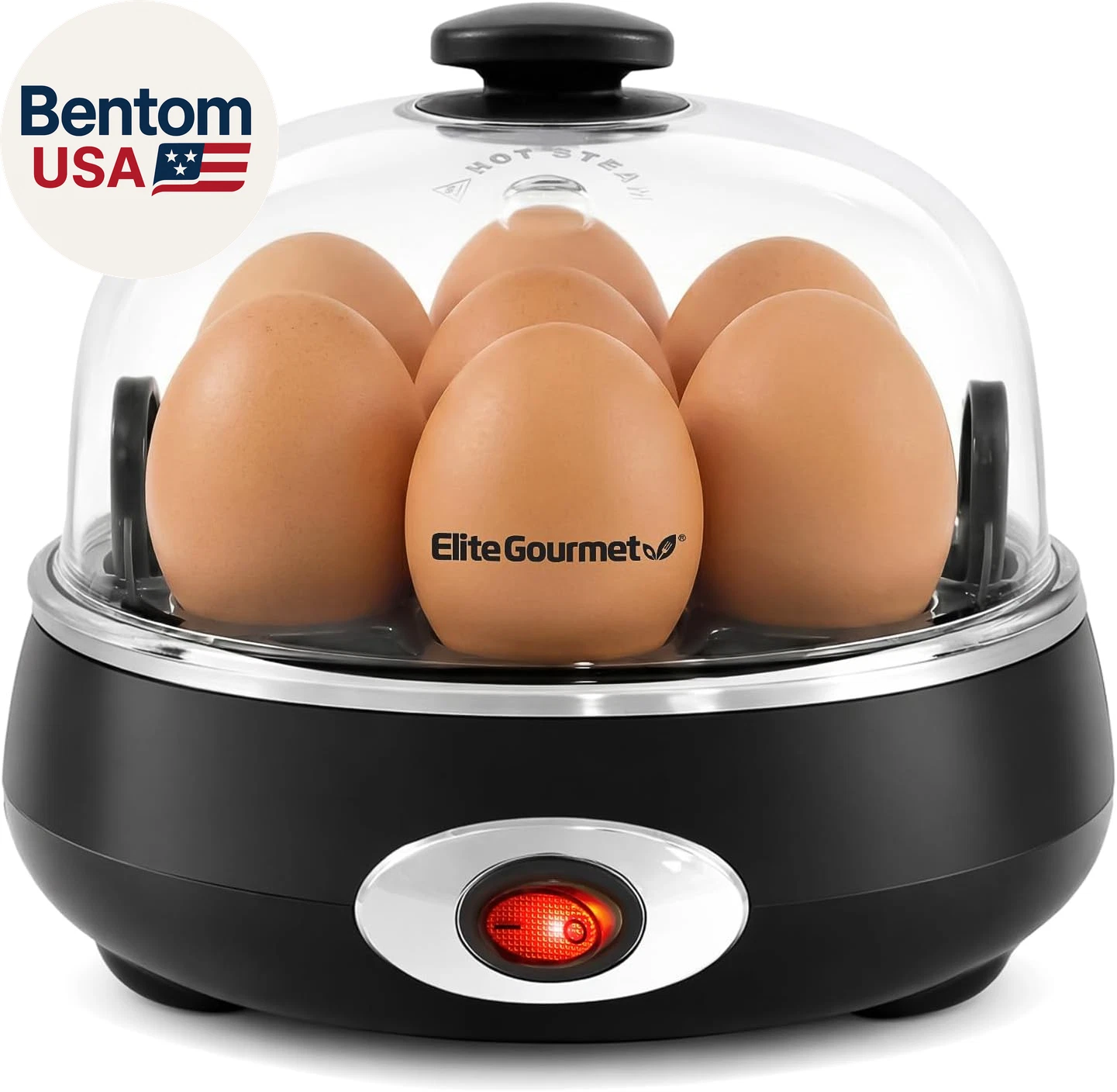 EGC007CHCRapid Egg Cooker, 7 Easy-To-Peel, Hard, Medium, Soft Boiled Eggs, Poa
Opens in a new wind