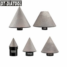 Brocas de fresado de cono de diamante orificios de salida de pulido 20-82 mm porcelana cerámica mármol