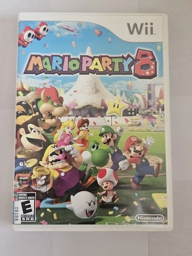 Mario Party 8 Nintendo Wii 2007 Party Game Manual Included Multiplayer NTSC