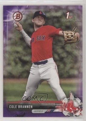 2017 Bowman Draft Purple 87/250 Cole Brannen #BD-193 s3g