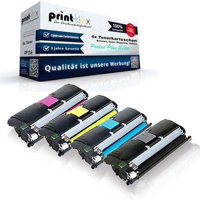 4x Toner für Konica Minolta Magicolor 2550 Black Cyan Magen Proline Plus