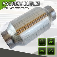 3 Inletoutlet Automobile Weld-on Catalytic Converter Universal High Flow Front