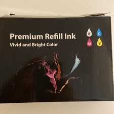 4 Pack 502/522 Ink Refill Compatible EP Series Printers - 80ml/Bottle 320ml 